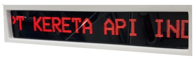 Railway Running Text